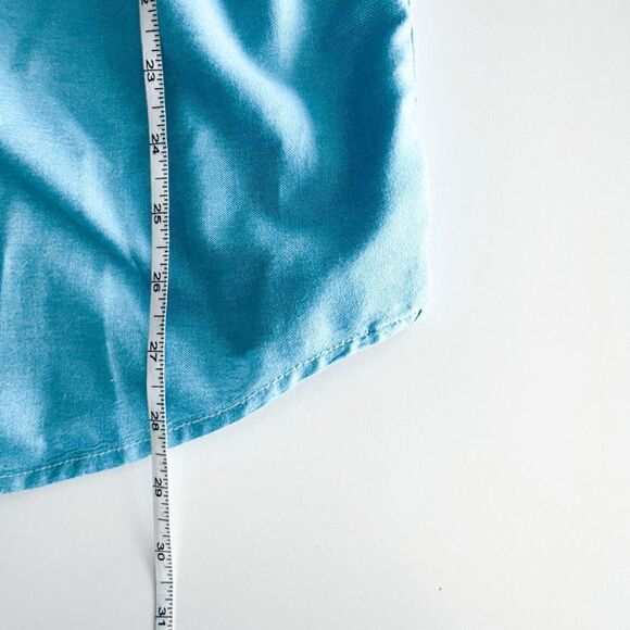 Aeropostale Mens Shirt Button Down Casual Cotton Long Sleeve Blue Large - Picture 5 of 7